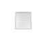 Ekena Millwork Vertical Surface Mount PVC Gable Vnt: Non-Functional, w/2"W x 1-1/2"H, Brickmould Frame, 36"W x 38"H GVPVE36X3802SN - alternate 1